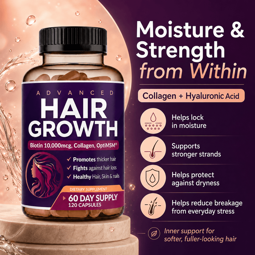Advanced Hair Growth for Women, Hair Growth Complex, Hair Growth Vitamins